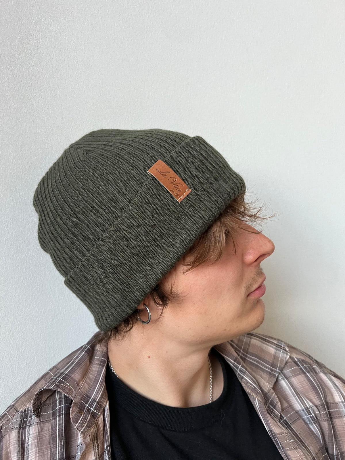BEANIE DOBBELTSTRIK - SORT
