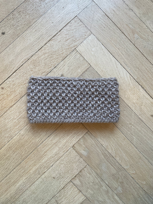 PANDEBÅND AF ULD - BEIGE